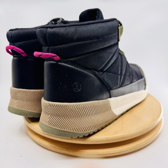 Lands End Women's 11 Black Transitional Insulated Winter Snow Boots - Picture 5 of 8